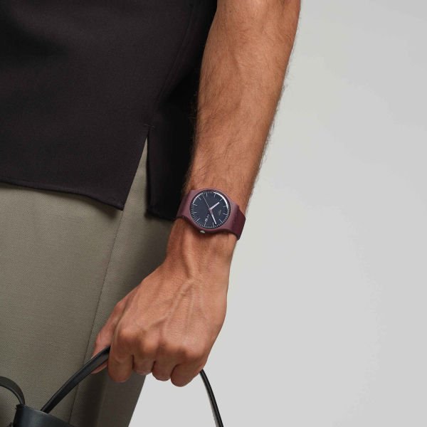 Swatch SO29R707 Burgundy Berry Unisex Kol Saati