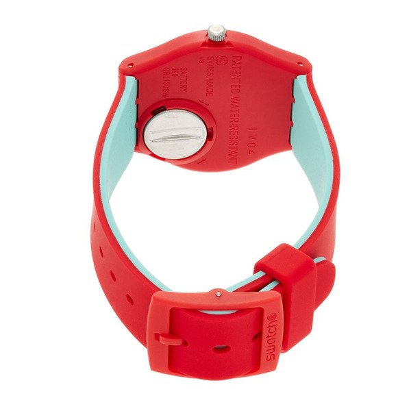 Swatch GR170 Kırmızı Plastik Silikon Kol Saati
