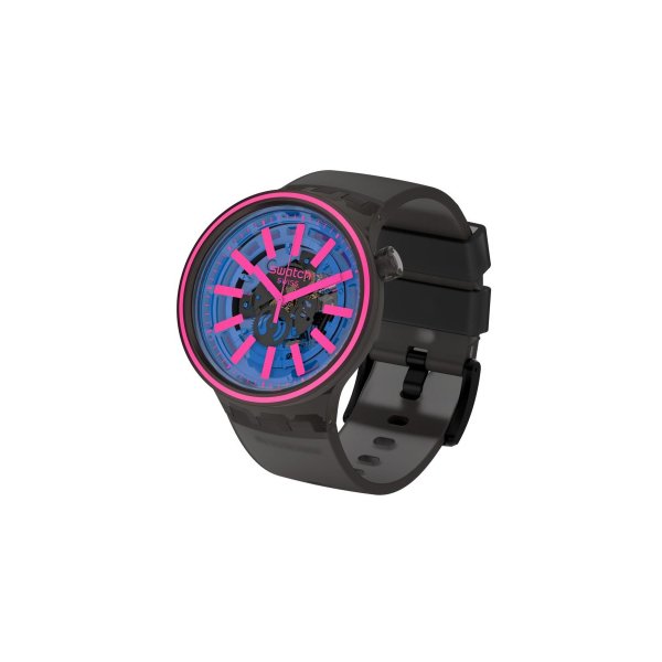 Swatch SO27B111 Big Bold Blue Taste Plastik Silikon Kol Saati