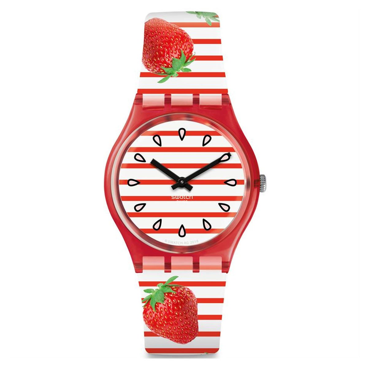 Swatch GR177 Plastik Silikon Kadın Kol Saati