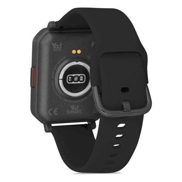 You Watch F12-YF120 You Smart Black & Black Silicon Unisex Kol Saati