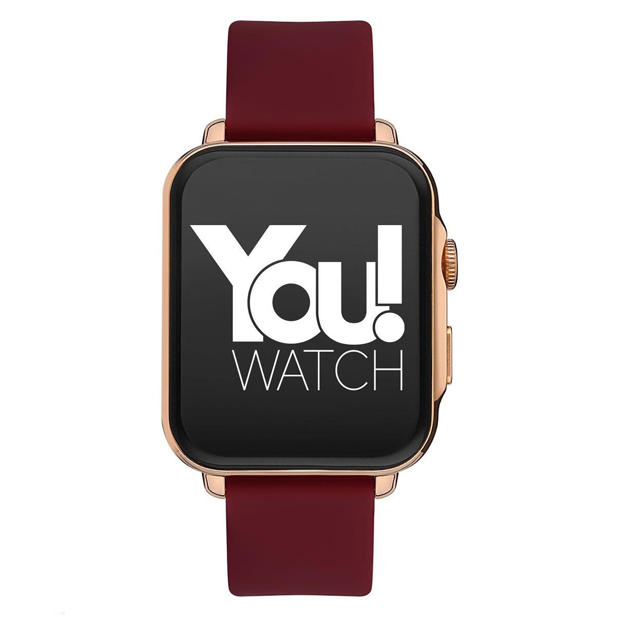 You Watch F13-YF132 You Smart Rose & Dark Red Silicon Unisex Kol Saati