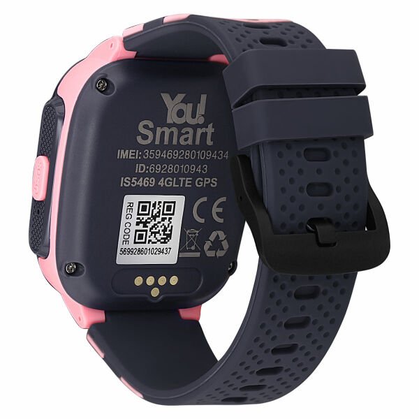 You Smart IS5469.P Pembe & Pembe GPS  Sim Kartlı Akıllı Çocuk Takip Saati