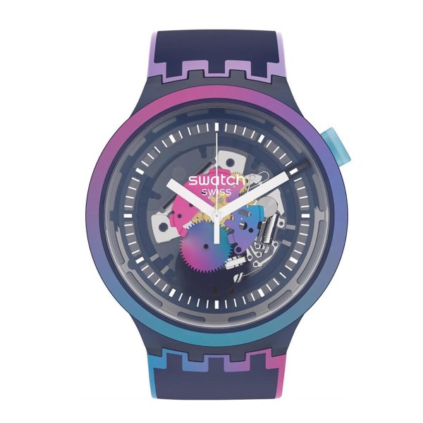 Swatch SO27N112 Rainbowinthenight Unisex Kol Saati