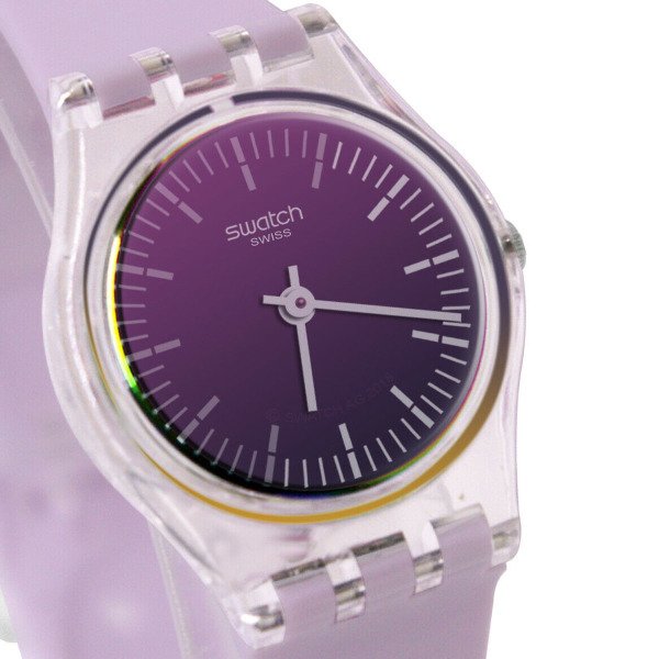 Swatch LK390 Pembe Plastik Silikon Kadın Kol Saati