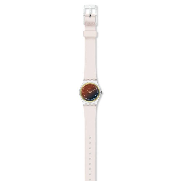 Swatch LK391 Pembe Plastik Silikon Kadın Kol Saati