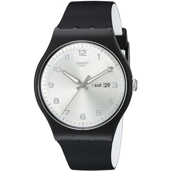 Swatch SUOB717 Siyah Plastik Silikon Kol Saati