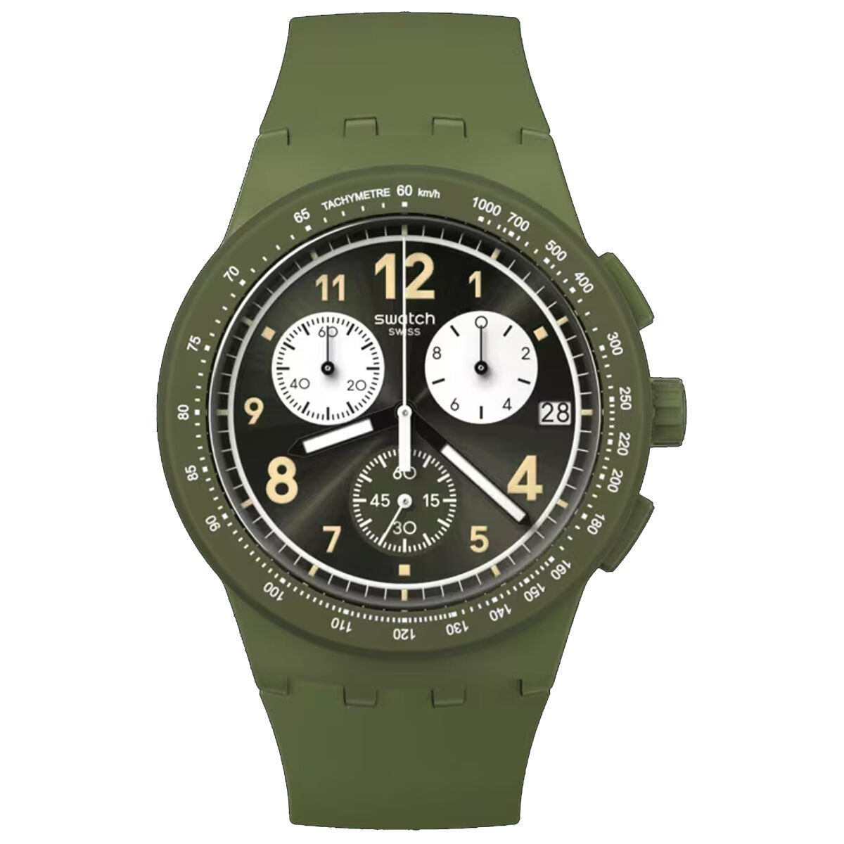 Swatch SUSG406 Nothing Basic About  Green Kol Saati