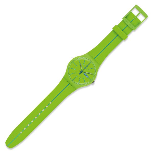 Swatch SUOG707 Yeşil Plastik Silikon Kol Saati