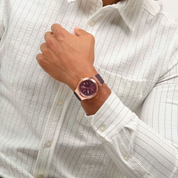 Swatch YIG401 BURGUNDY STORY Otomatik Kol Saati
