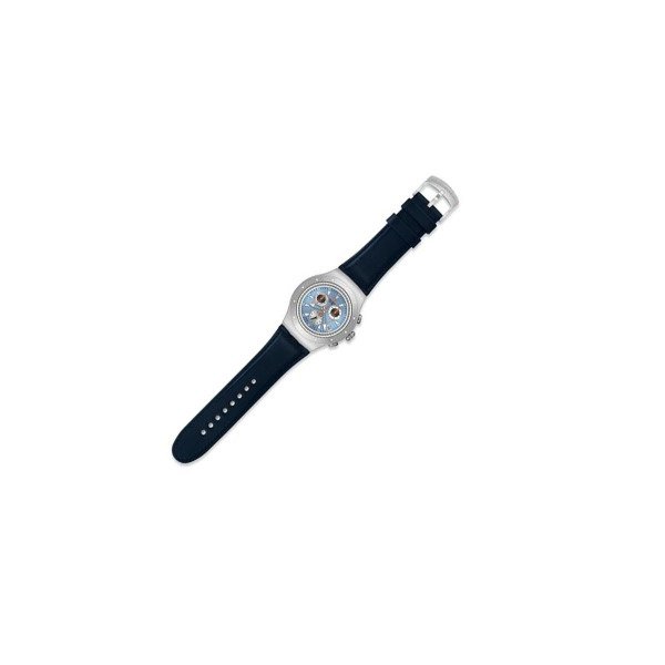 Swatch YOS421 Siyah Deri Unisex Kol Saati