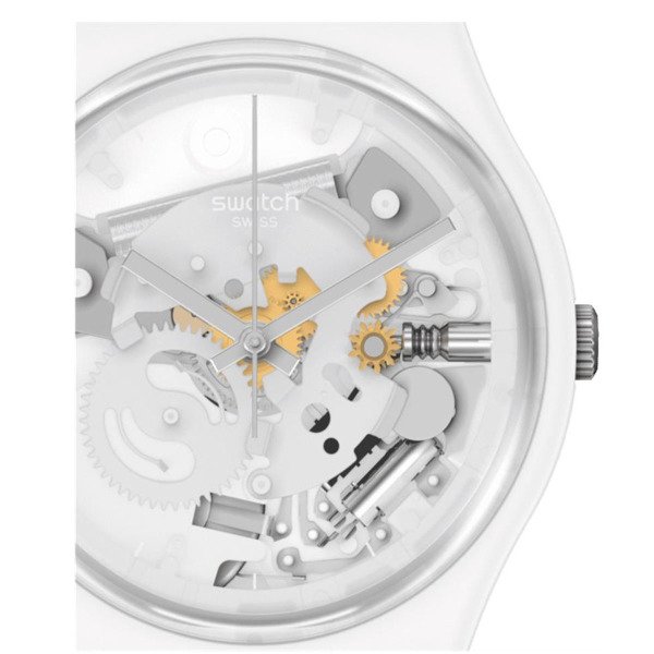 Swatch So31w102 THINK TIME WHITE Kol Saati