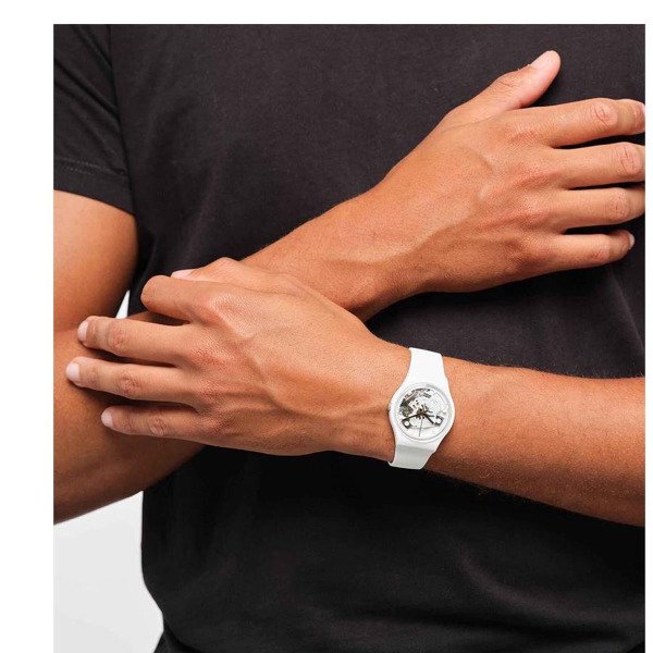 Swatch So31w102 THINK TIME WHITE Kol Saati