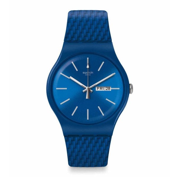 Swatch SUON711 Mavi Plastik Silikon Kol Saati