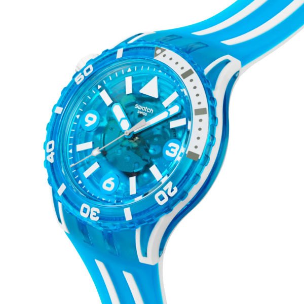 Swatch SSCU09S100 BLUE FIRE Kol Saati