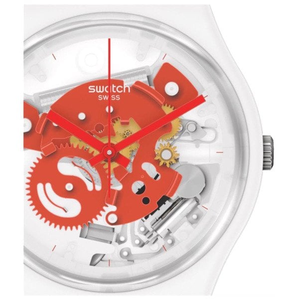 Swatch So31w104 TIME TO RED SMALL Kol Saati