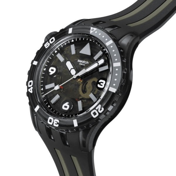 Swatch SSCU09B100 BLACK SEA NETTLE Kol Saati
