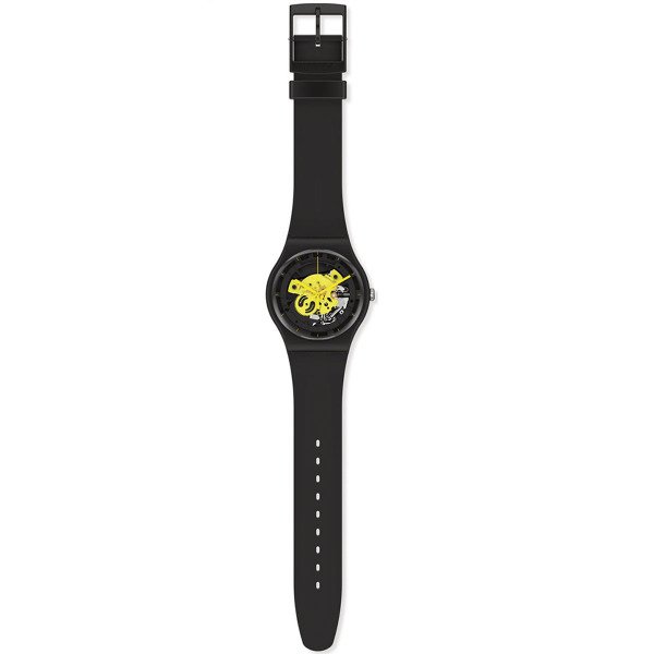 Swatch So32b111 TIME TO YELLOW BIG Kol Saati