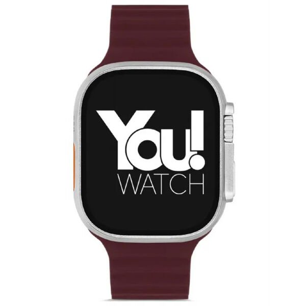You Watch A8-A86 You Smart Gold & Purple Silicon Unisex Kol Saati