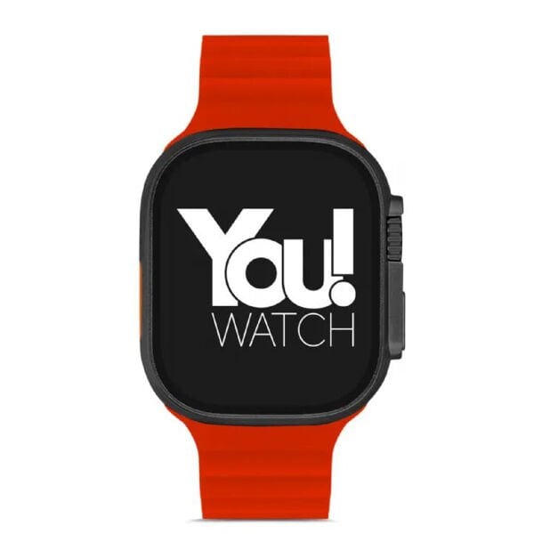 You Watch A8-A81 You Smart Black & Red Silicon Unisex Kol Saati