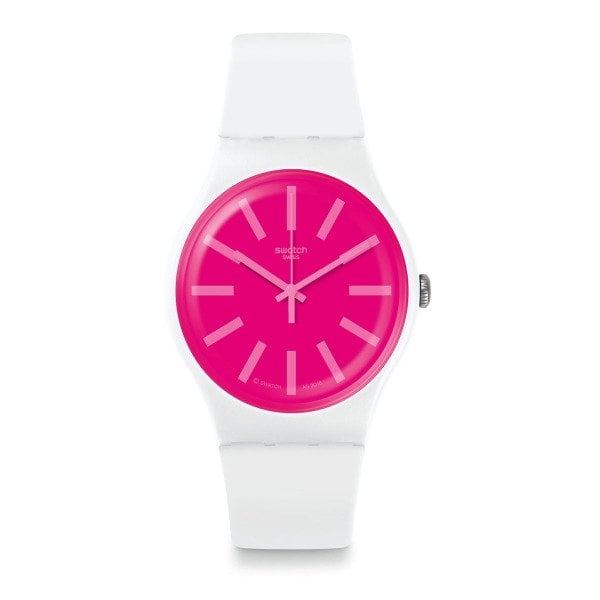 Swatch SUOW162 Beyaz Plastik Slikon Kol Saati