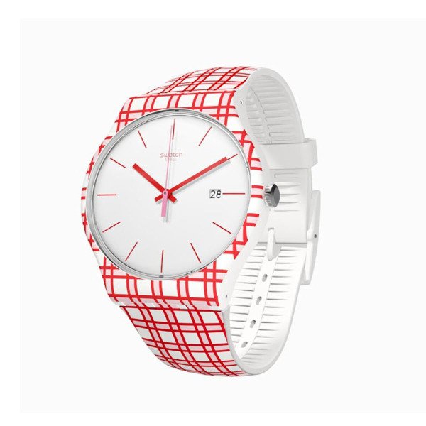 Swatch SUOW401 Plastik Slikon Kadın Kol Saati