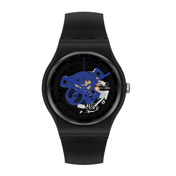 Swatch SO32B109 Time to Blue Big  Kol Saati