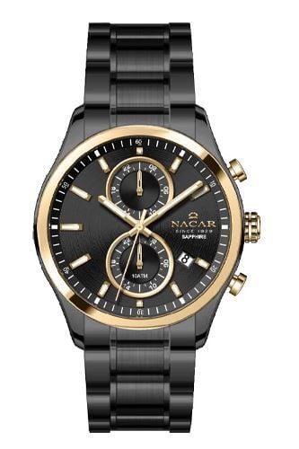 Nacar NC33-298316G-BBCM Safir Erkek Kol Saati