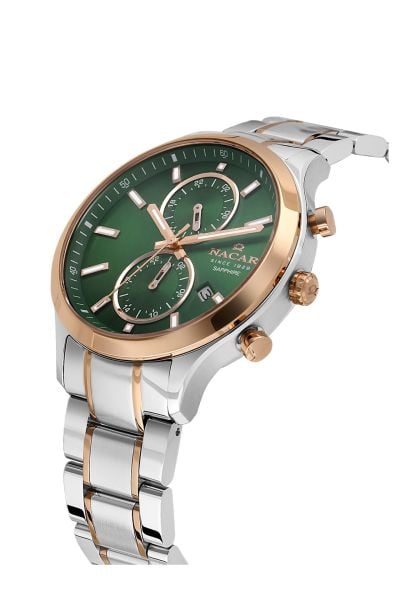 Nacar NC33-298316G-ENRM Safir Erkek Kol Saati