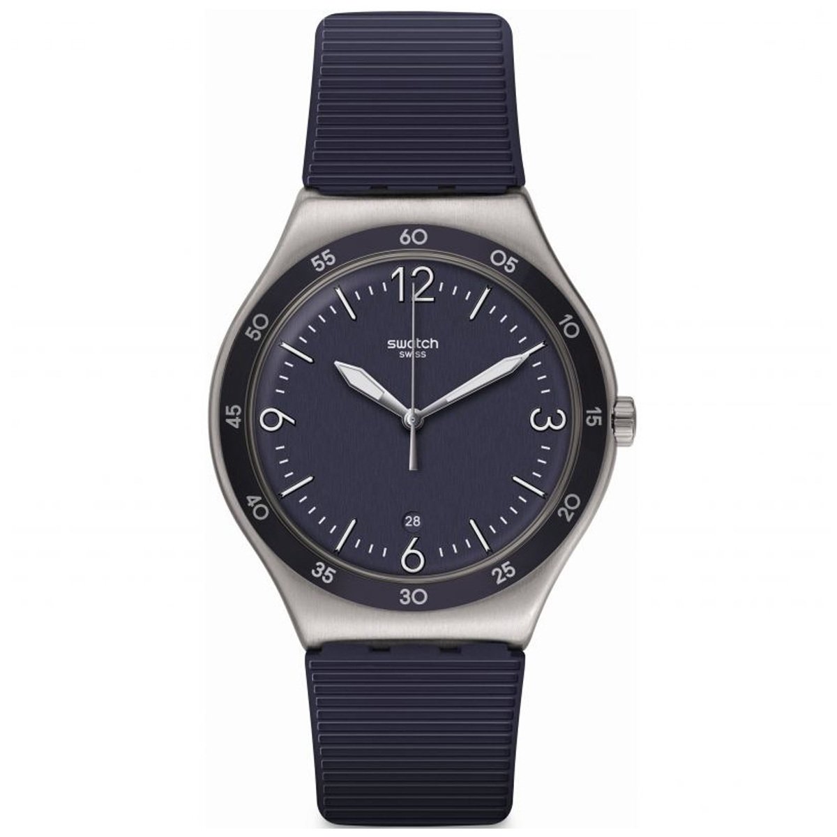 Swatch YWS453 Blue Suit Big Classic Plastik Silikon Erkek Kol Saati