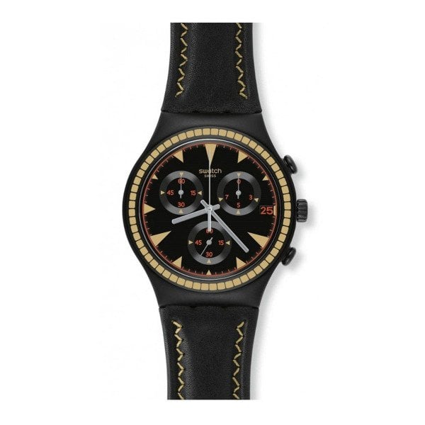 Swatch YCB4024 Deri Kol Saati