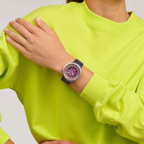 Swatch SB07S120 AUDACIOUS ACAI Kol Saati