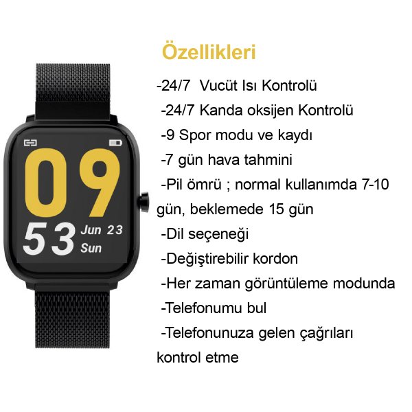 Ferrucci FC SMART 019GC.06 640053 Akıllı Kol Saati