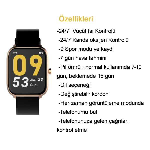 Ferrucci FC SMART 019GC.03 640043 Akıllı Kol Saati