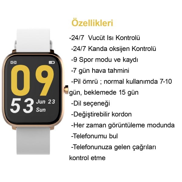 Ferrucci FC SMART 019GC.05 640043 Akıllı Kol Saati