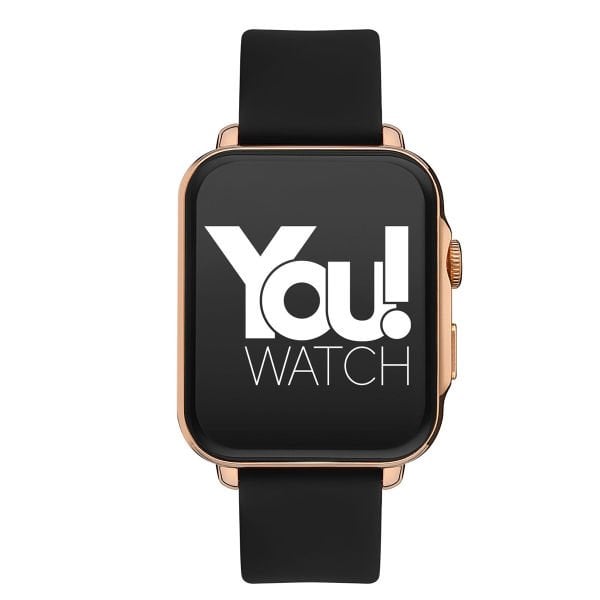 You Watch F13-YF131 You Smart Rose & Black Silicon Unisex Akıllı Kol Saati