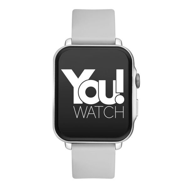 You Watch  F13-YF133 You Smart Silver & Gray Silicon Akıllı Kol Saati