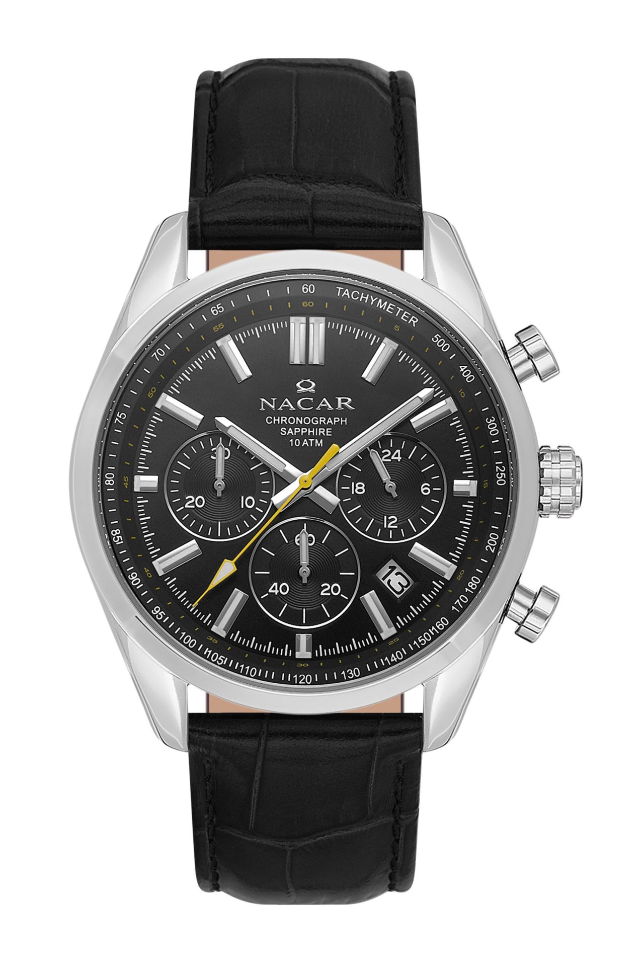 Nacar NC34-290713-ABL1 Safir Deri Erkek Kol Saati