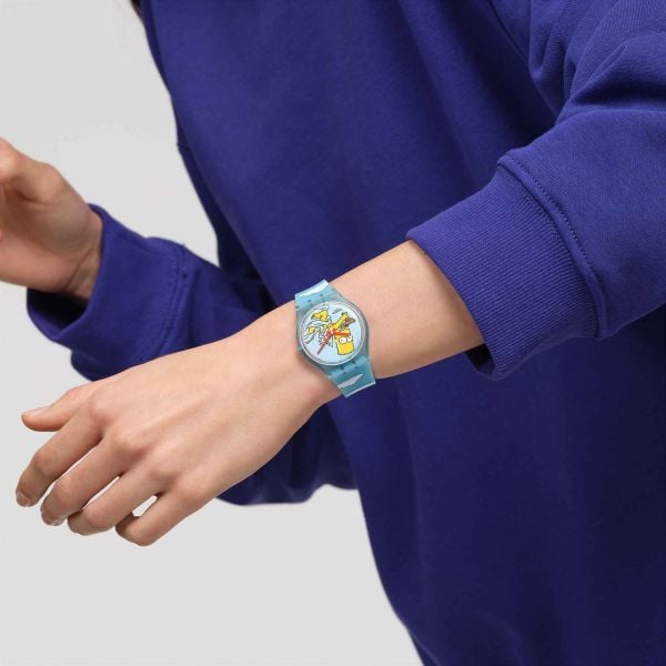 Swatch SO28Z115 Angel Bart Kol Saati
