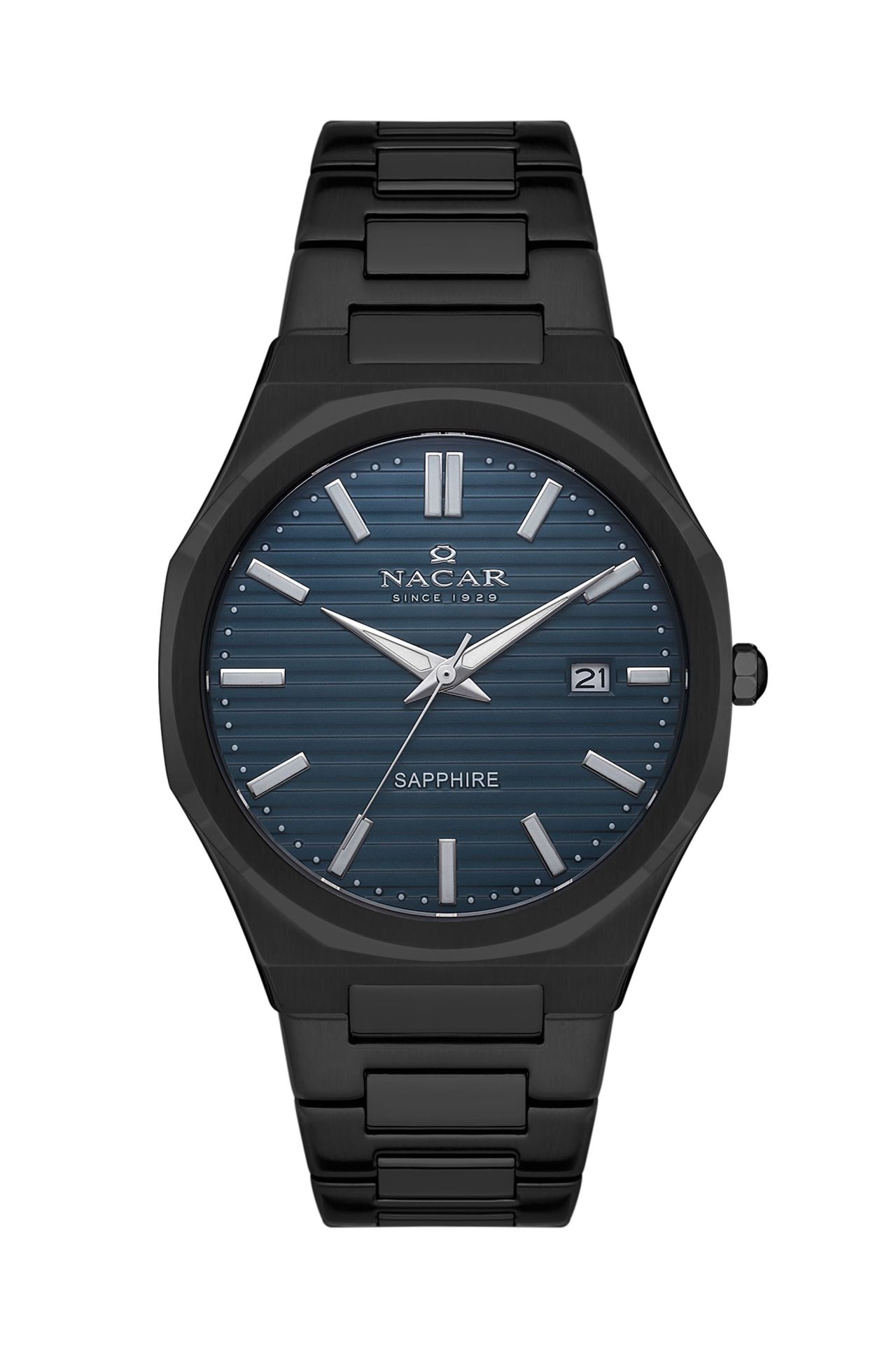 Nacar NC34-290356-BLM Safir Erkek Kol Saati