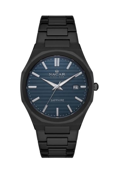 Nacar NC34-290356-BLM Safir Erkek Kol Saati