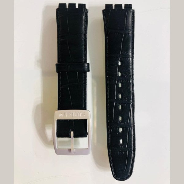 Swatch AYLS - 19 Siyah  Deri Kordon