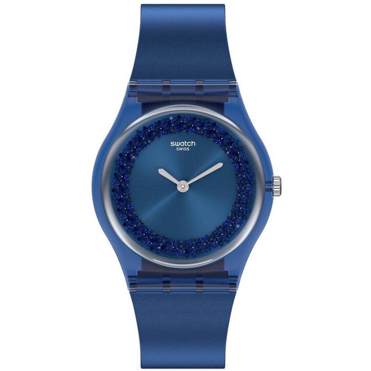 Swatch GN269 Lacivert Plastik Silikon Kol Saati