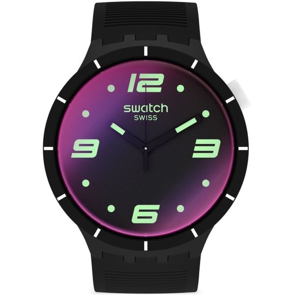 Swatch SO27B119 FUTURISTIC BLACK Plastik Silikon Kol Saati