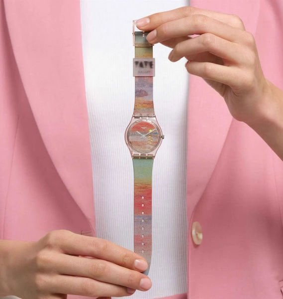 Swatch SO28Z700 TURNER'S SCARLET SUNSET Kol Saati