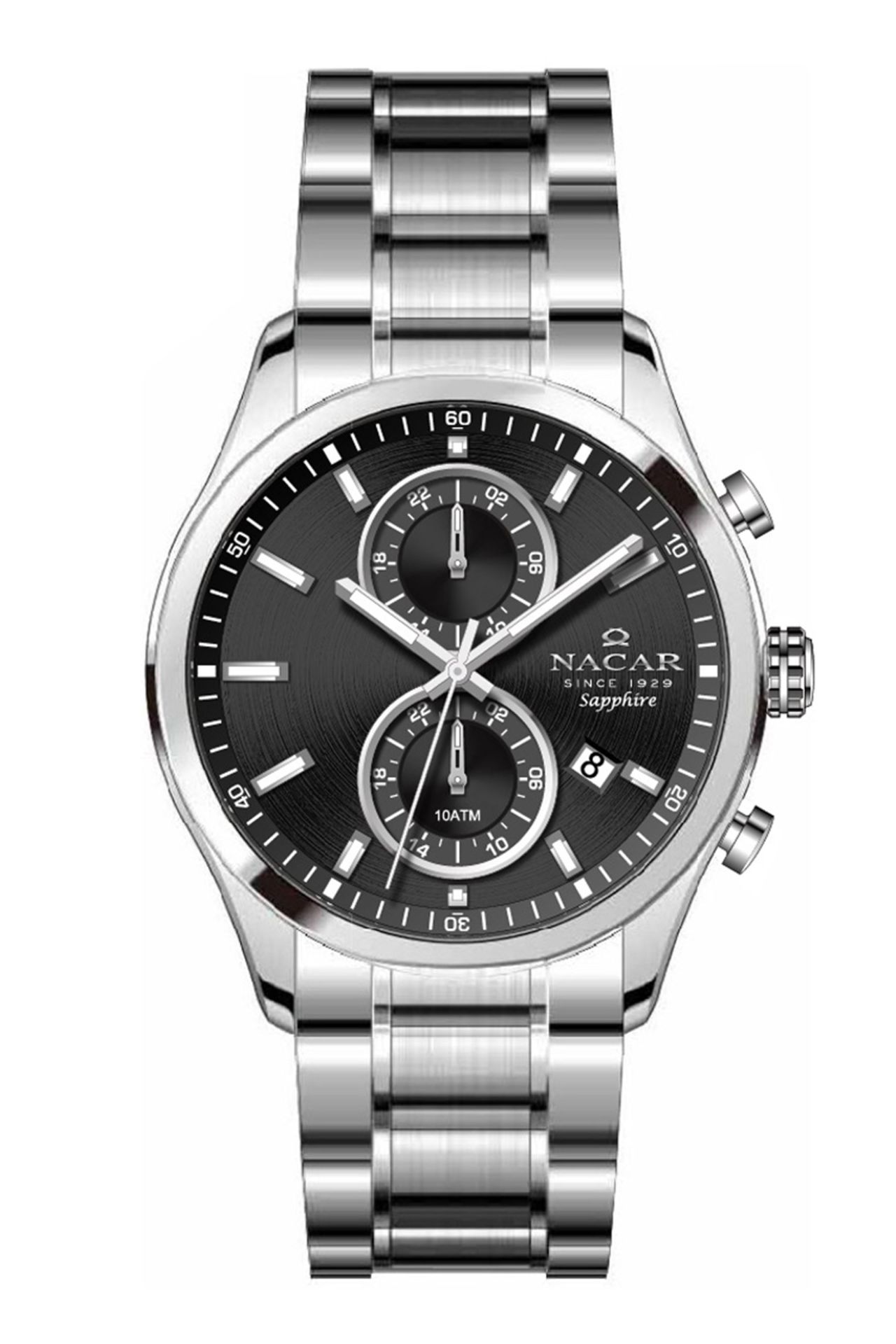 Nacar NC33-298316G-ABM Metal Erkek Kol Saati
