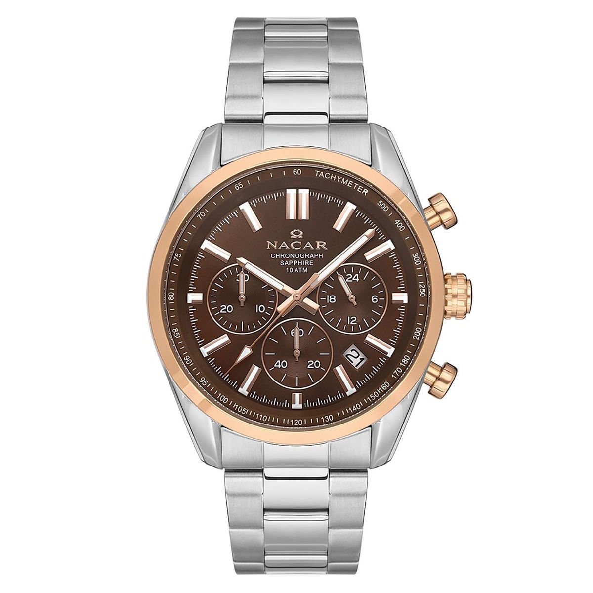 Nacar  NC34-290713-EKM Erkek Kol Saati Safir Cam