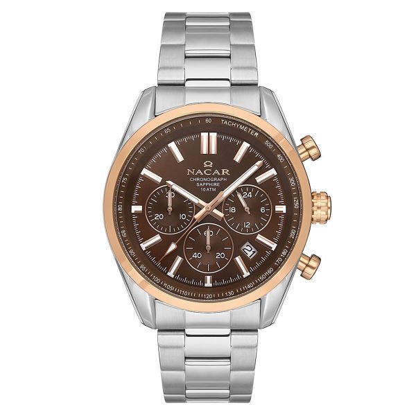 Nacar  NC34-290713-EKM Erkek Kol Saati Safir Cam