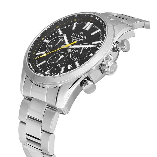 Nacar  NC34-290713-ABM  Erkek Kol Saati Safir Cam