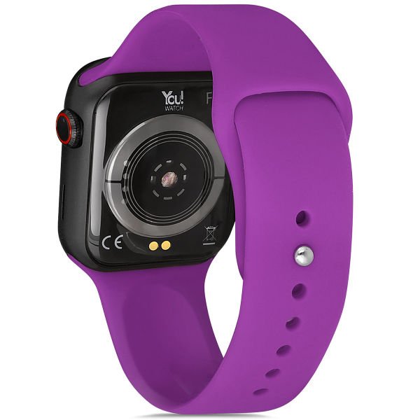 You Watch F3-YF306 You Smart Black & Purple Silicon Unisex Kol Saati